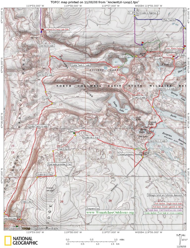 Sun Lakes Dry Falls Loop