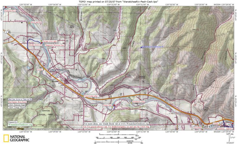 Wenatchee River Tubing Map Wenatchee River-Peshastin To Cashmere | Wenatchee Outdoors