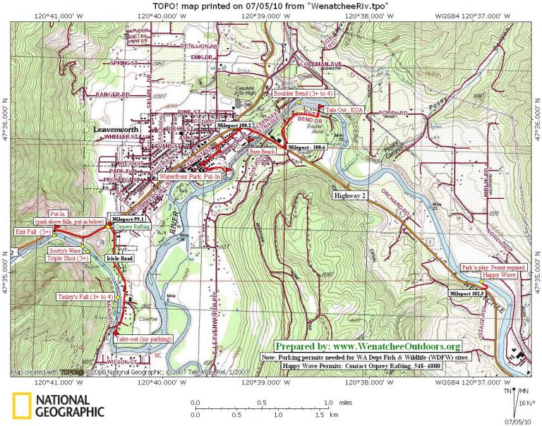 Wenatchee River Tubing Map Wenatchee River-Playboating Leavenworth | Wenatchee Outdoors