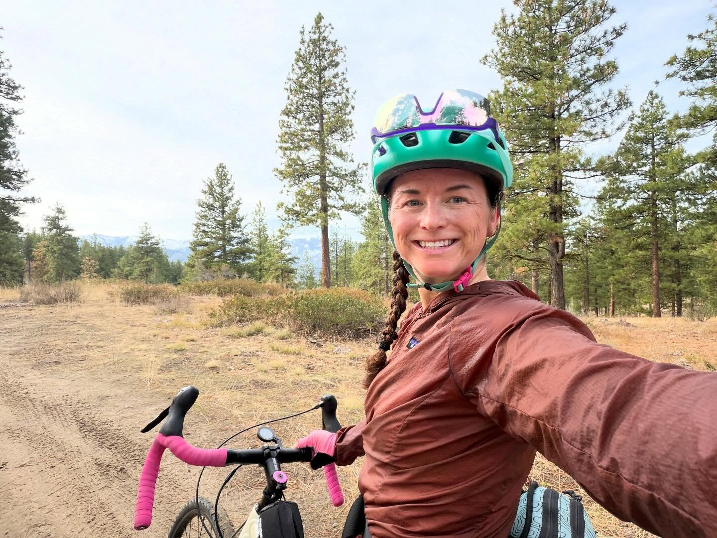 Sarah Shaffer on a bike